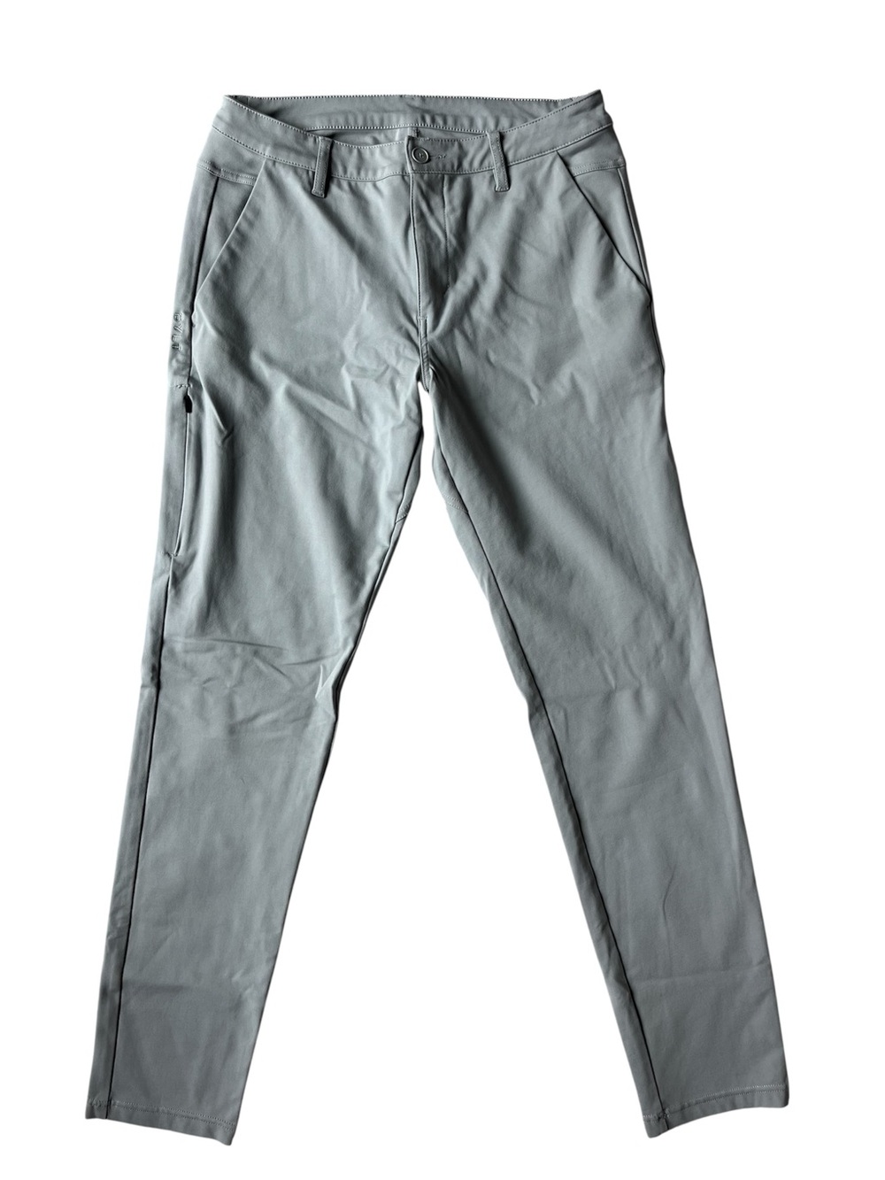 BYLT EVERYDAY PANTS 2.0 SLIM FIT MENS 34 TALL GREY